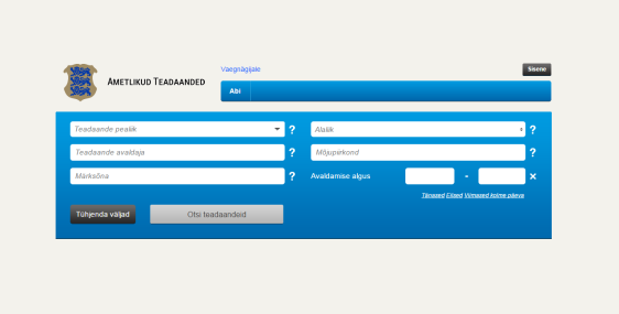Ametlike Teadaannete uue infosüsteemi esimese tegutsemiskuu jooksul avaldati üle 10 tuhande teate
